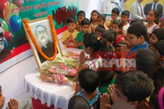 Bangabandhuâ€™s 97th birth anniversary observed at Agartala